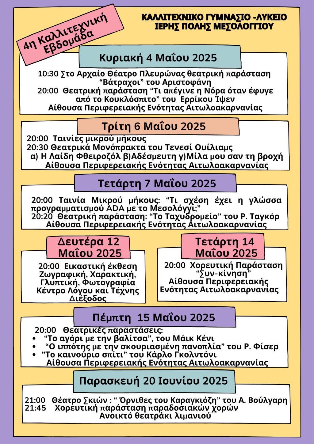 kallitexniko sxoleio mesologgioy