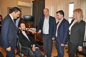 Ο Γιώργος Παπαναστασίου συναντήθηκε με τον υποψήφιο Ευρωβουλευτή Στέλιο Κυμπουρόπουλο