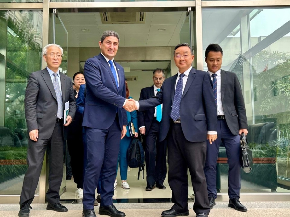 Συνάντηση ΥπΑΑΤ, Λευτέρη Αυγενάκη με τον Κινέζο ομόλογό του - Τι συμφωνήθηκε