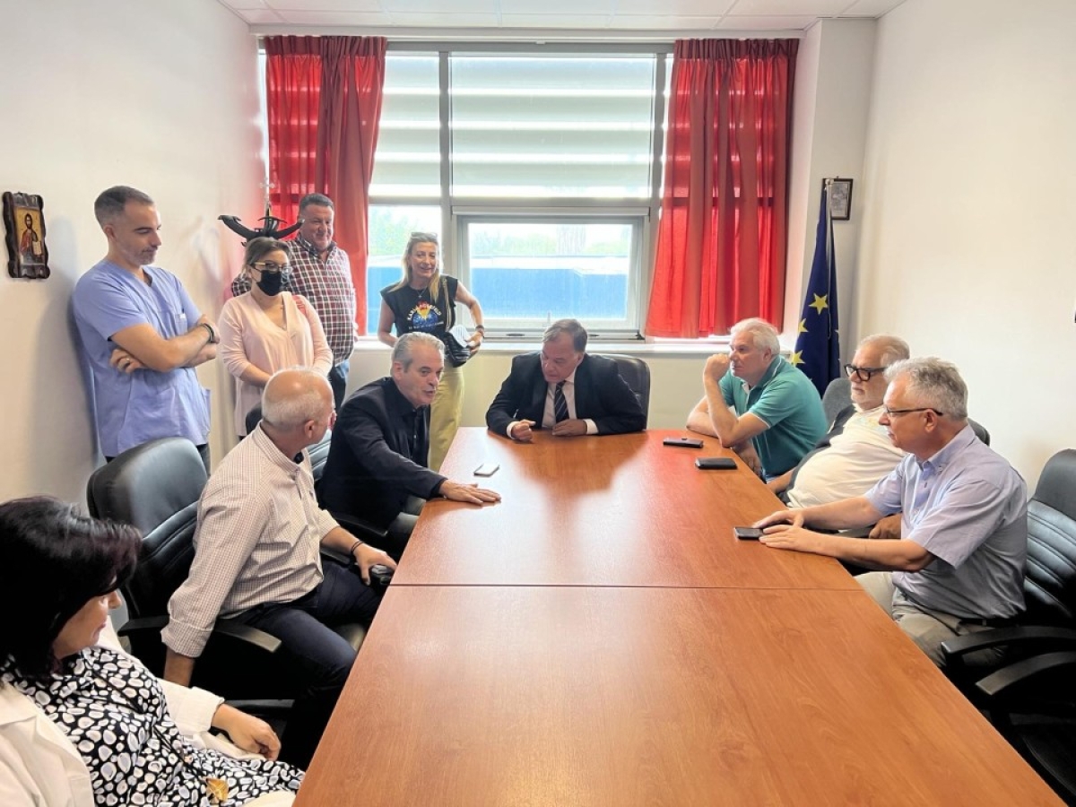Ο Κώστας Πιστιόλας στο Νοσοκομείο Αγρινίου: Η Δημοτική Αρχή οφείλει να μάχεται καθημερινά για τη Δημόσια Υγεία