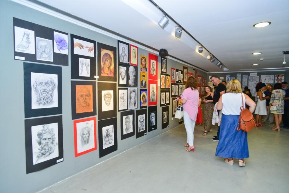 Εντυπωσιακή και φέτος η έκθεση του Εικαστικού Εργαστηρίου του Δήμου Αγρινίου