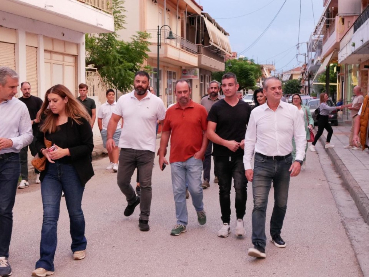 Συνεχίζει τις περιοδείες ο Κώστας Πιστιόλας σε περιοχές του Αγρινίου