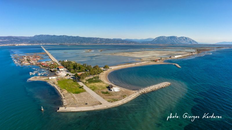 Η παραλία της Τουρλίδας στο Μεσολόγγι (φώτο)