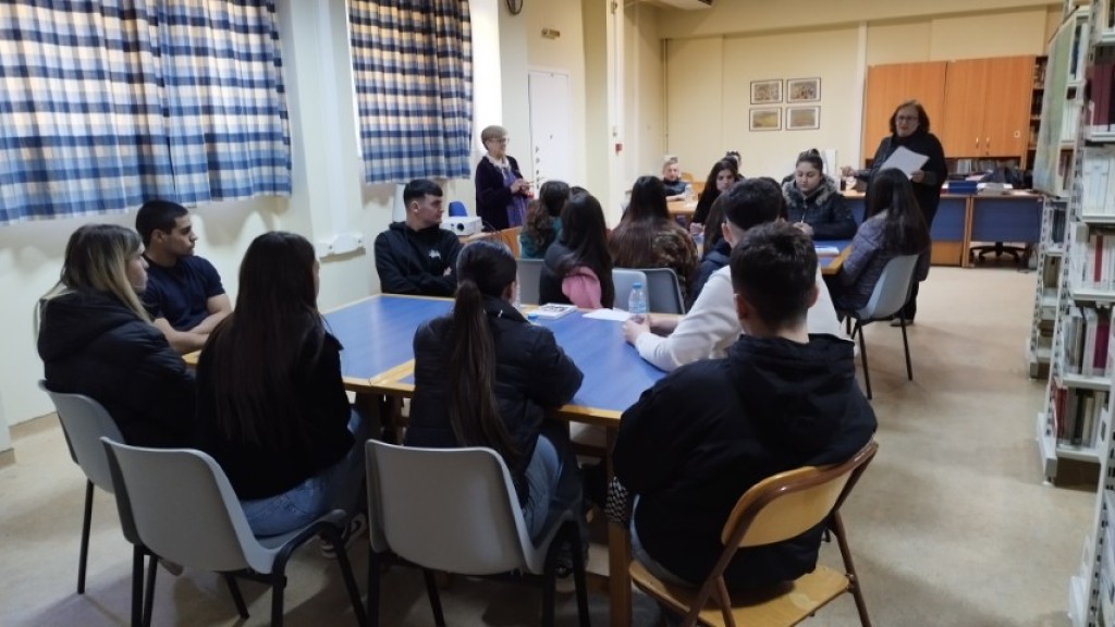 Επίσκεψη της συγγραφέως Ελένης Πριοβόλου στο ΓΕΛ Αστακού