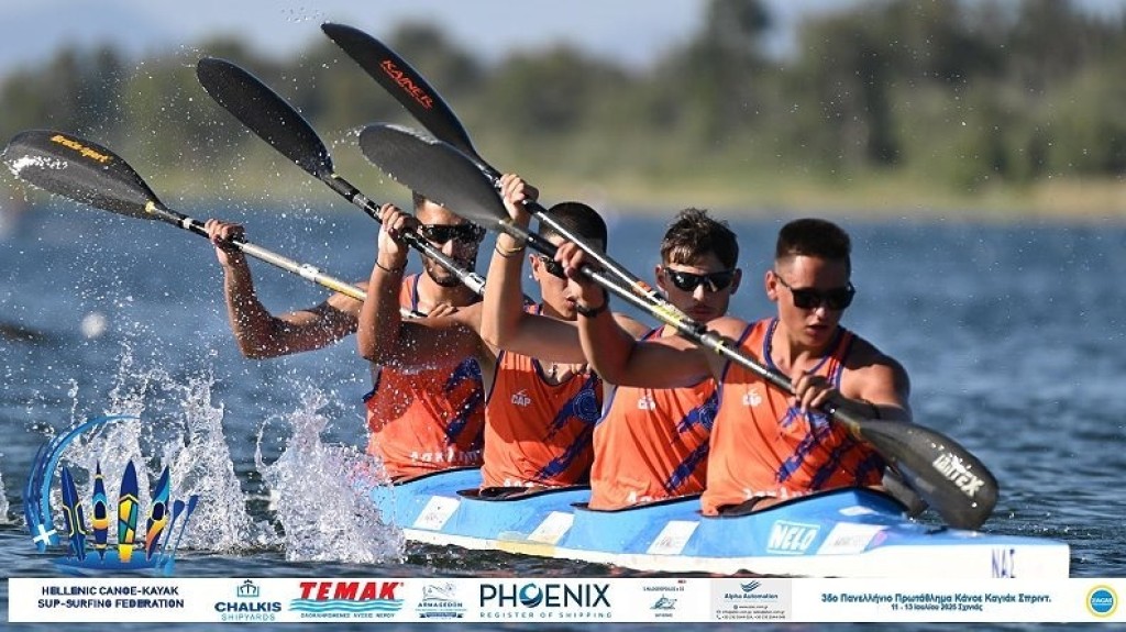 ΝΟ Μεσολογγίου: Δεύτερη θέση πανελλαδικά στο Κανόε Καγιάκ Σπριντ 2025