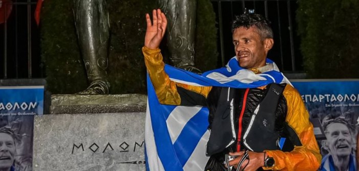 Ο Αγρινιώτης Φώτης Ζησιμόπουλος τερμάτισε πρώτος στο 39ο Σπάρταθλον! (video)