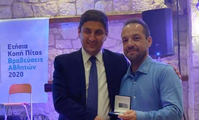 Τιμητική διάκριση για τον Αγρινιώτη Μάριο Μαρκόπουλο από τον Ηράκλειο Ο.Α.Α.