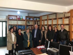 Επίσκεψη του Υποψηφίου Δημάρχου κ. Κώστα Λύρου στο Κτηματολογικό Γραφείο Μεσολογγίου