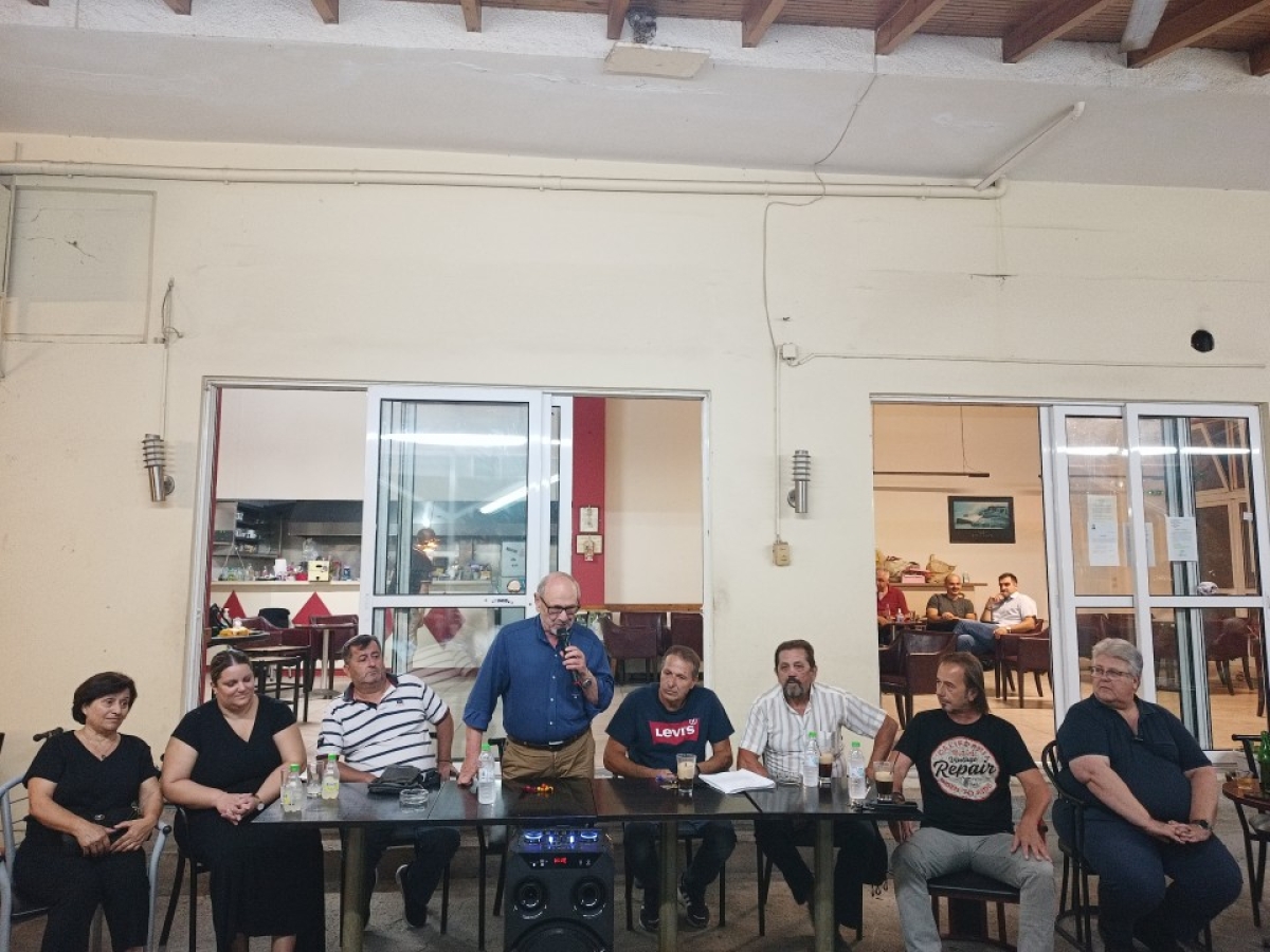 Επίσκεψη &quot;ΕΝΩΤΙΚΗΣ ΠΡΩΤΟΒΟΥΛΙΑΣ&quot; στην τοπική κοινότητα Λυγιάς