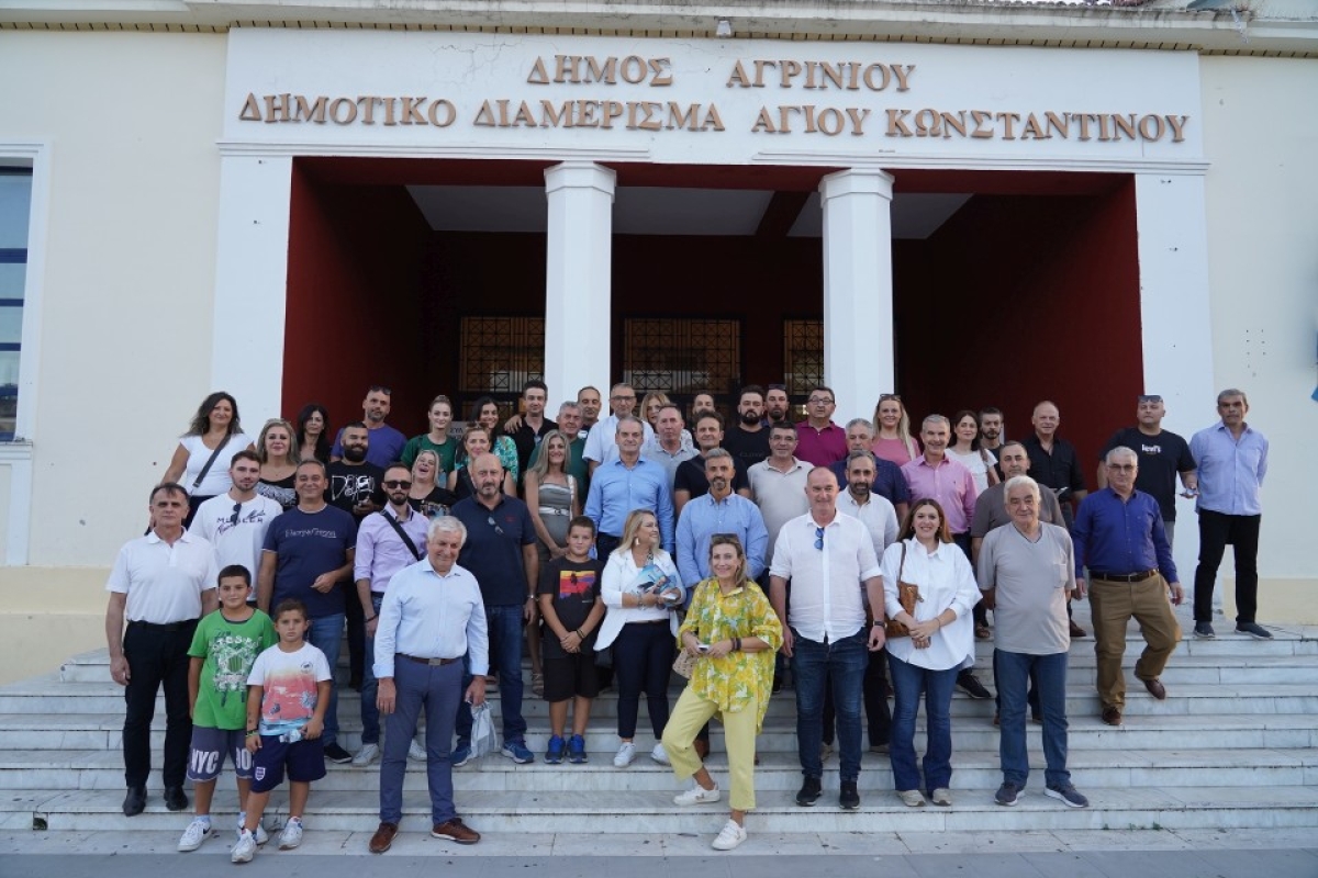 Θερμή υποδοχή για τον Κώστα Πιστιόλα στον Άγιο Κωνσταντίνο