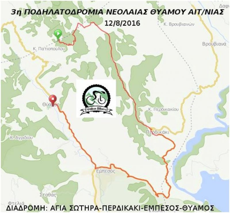 Η 3η ποδηλατοδρομία στον Ορεινό Βάλτο στις 12/8/2016