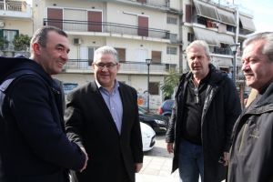 Ο πρώτος αρχηγός κόμματος που επισκέπτεται τον Παναιτωλικό