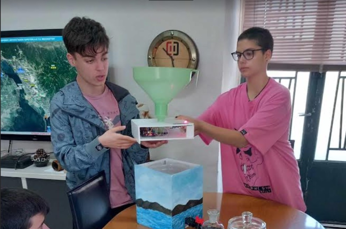 Αυτόματος συλλέκτης βρόχινου νερού: Πρόταση μαθητών του Καλλιτεχνικού Σχολείου Μεσολογγίου