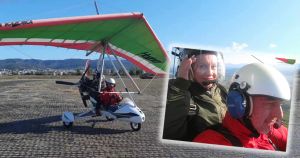 Μια ξεχωριστή πτήση με μοτοαιωρόπτερο!