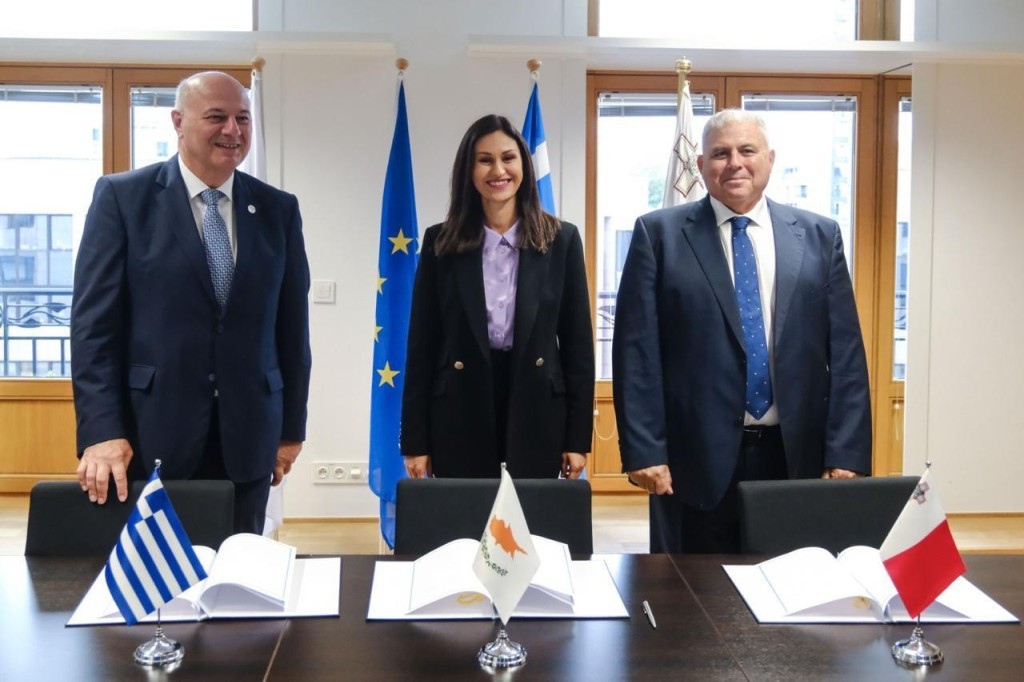 Μνημόνιο συνεργασίας για τα αγροτικά μεταξύ Ελλάδας- Κύπρου και Μάλτας υπέγραψε ο Κώστας Τσιάρας με τους ομολόγους του των δύο μεσογειακών χωρών