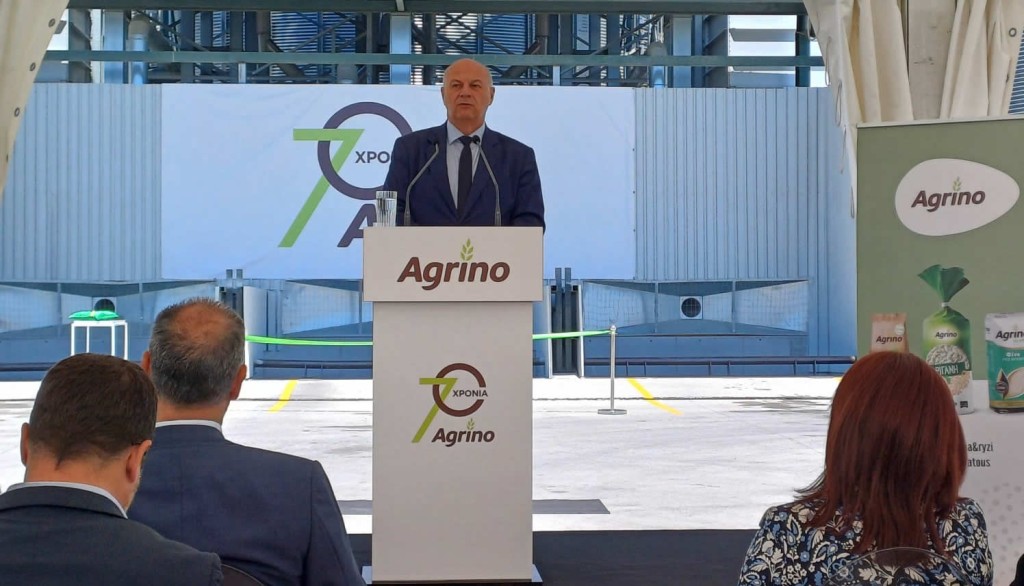 Ο ΥπΑΑΤ εγκαινίασε την επέκταση της νέας μονάδας της Agrino στο Κλειδί  Ημαθίας