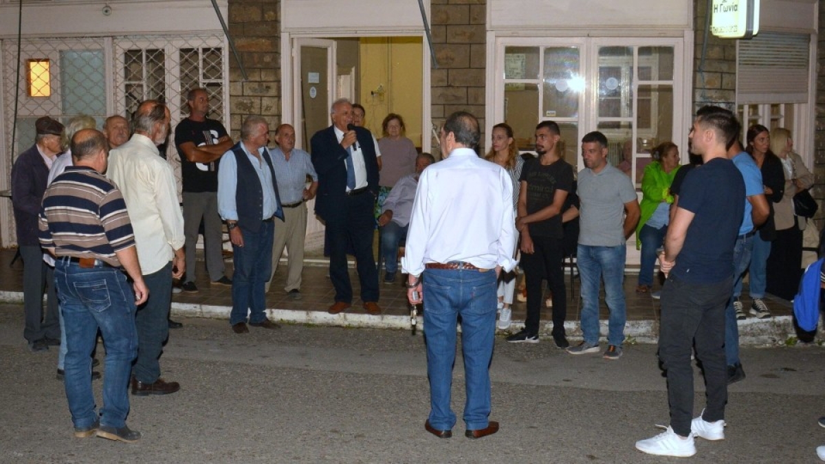 Με αμείωτο ρυθμό οι επισκέψεις του Θανάση Λύρου σε ολόκληρο τον Δήμο. Απόψε στις 19:30 η Κεντρική ομιλία στην Κατοχή