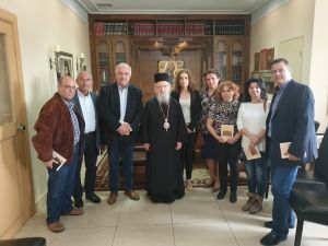 Τον Σεβασμιότατο Μητροπολίτη Αιτωλίας και Ακαρνανίας κ.κ. Κοσμά επισκέφθηκε ο υποψήφιος Δήμαρχος Δήμου Ιερής Πόλης  Μεσολογγίου Κώστας Λύρος