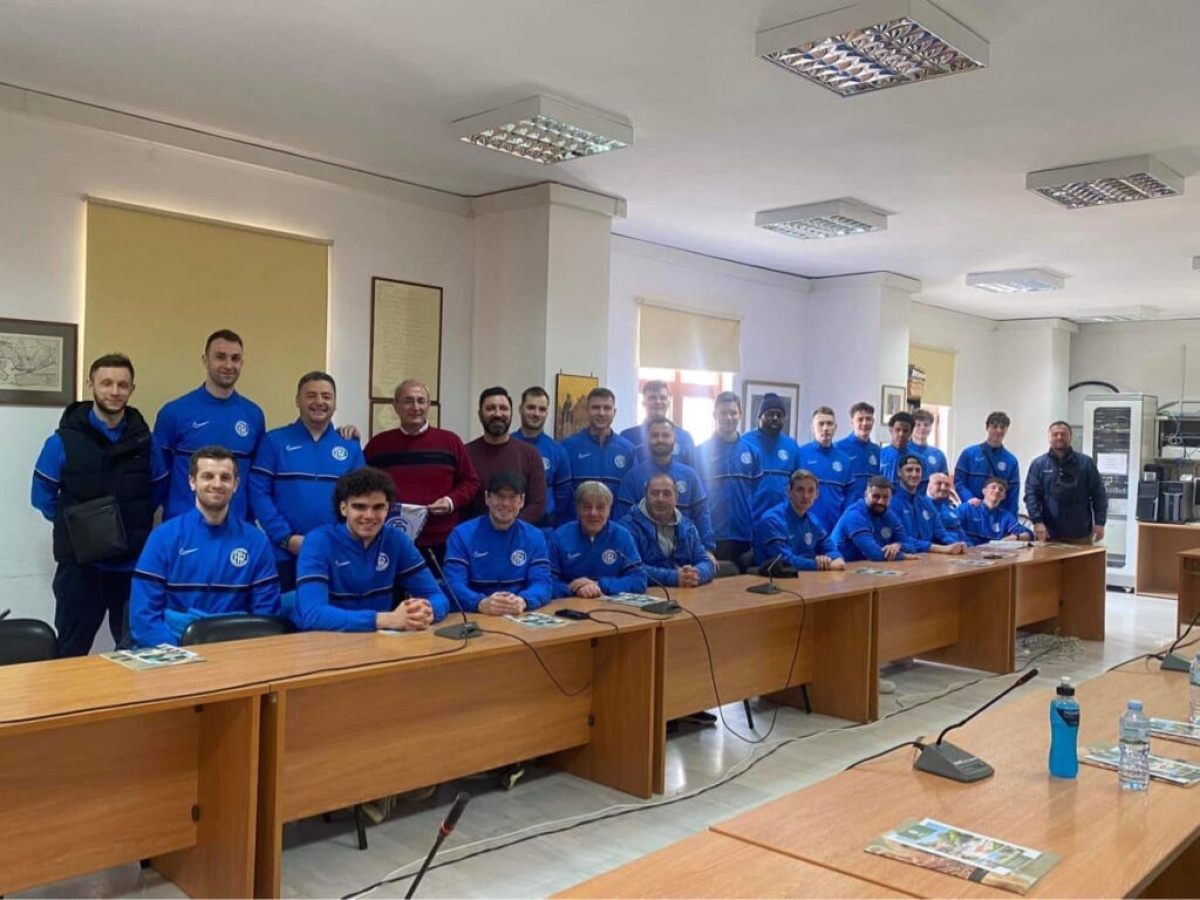 Γερμανική ποδοσφαιρική ομάδα στο Θέρμο για προετοιμασία (φωτο)