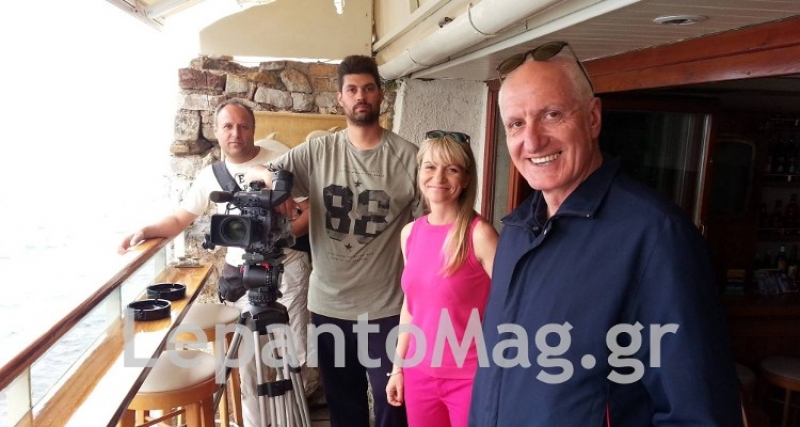 Το «Μένουμε Ελλάδα» έκανε γυρίσματα στη Ναύπακτο (φωτο)