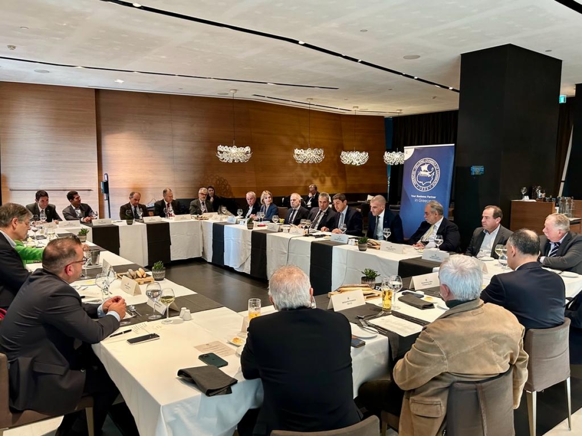 Ομιλία Λευτέρη Αυγενάκη στον Ελληνοαμερικανικό Εμπορικό Επιμελητήριο