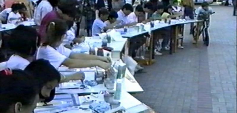 Υπαίθρια ζωγραφική το 1988 στο Αγρίνιο (βίντεο + φωτο)