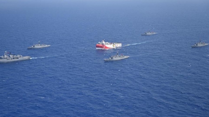 Προπαγάνδας συνέχεια από την Άγκυρα: Νέο βίντεο με το Oruc Reis και τα πολεμικά που το συνοδεύουν