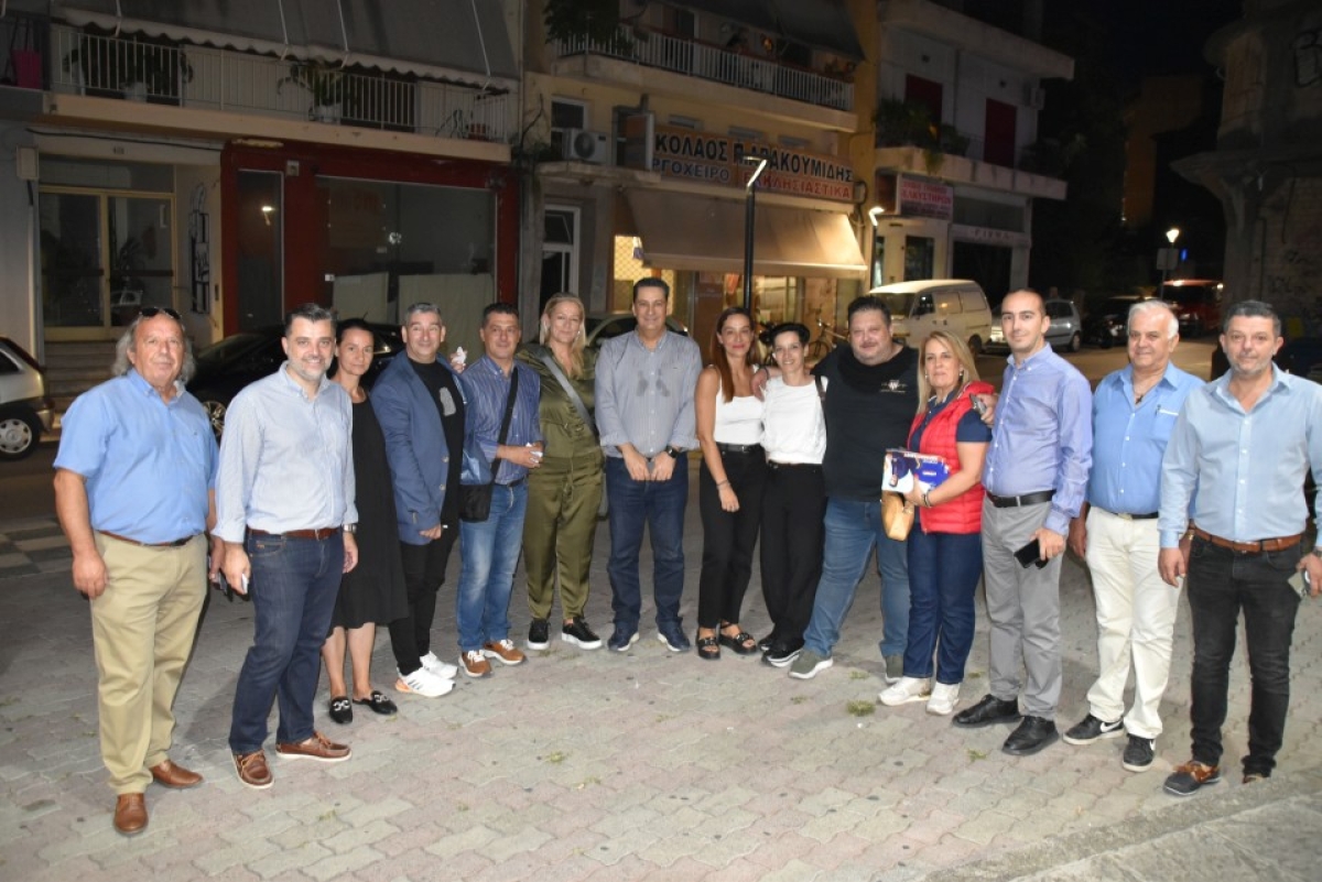 Με εμπόρους και επαγγελματίες του Αγρινίου συναντήθηκε ο Γιώργος Παπαναστασίου