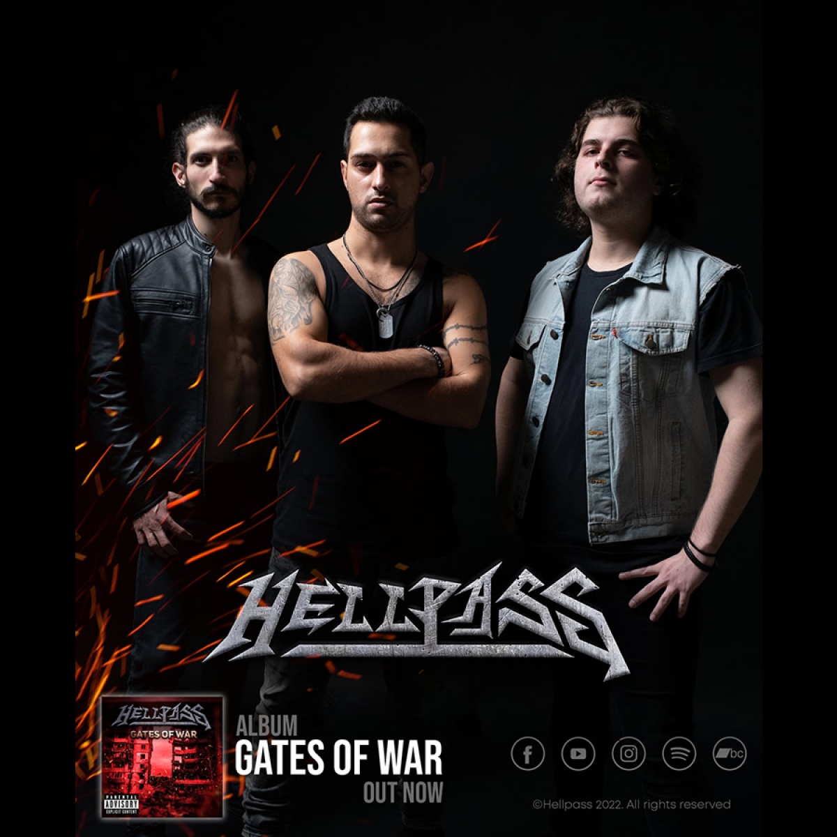 HELLPASS – single “Oath To The Metal Gods” από το άλμπουμ “Gates Of War”