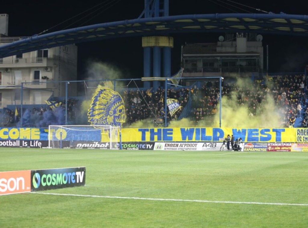 Πρόστιμο η ποινή του Παναιτωλικού για το ματς με τον Αστέρα