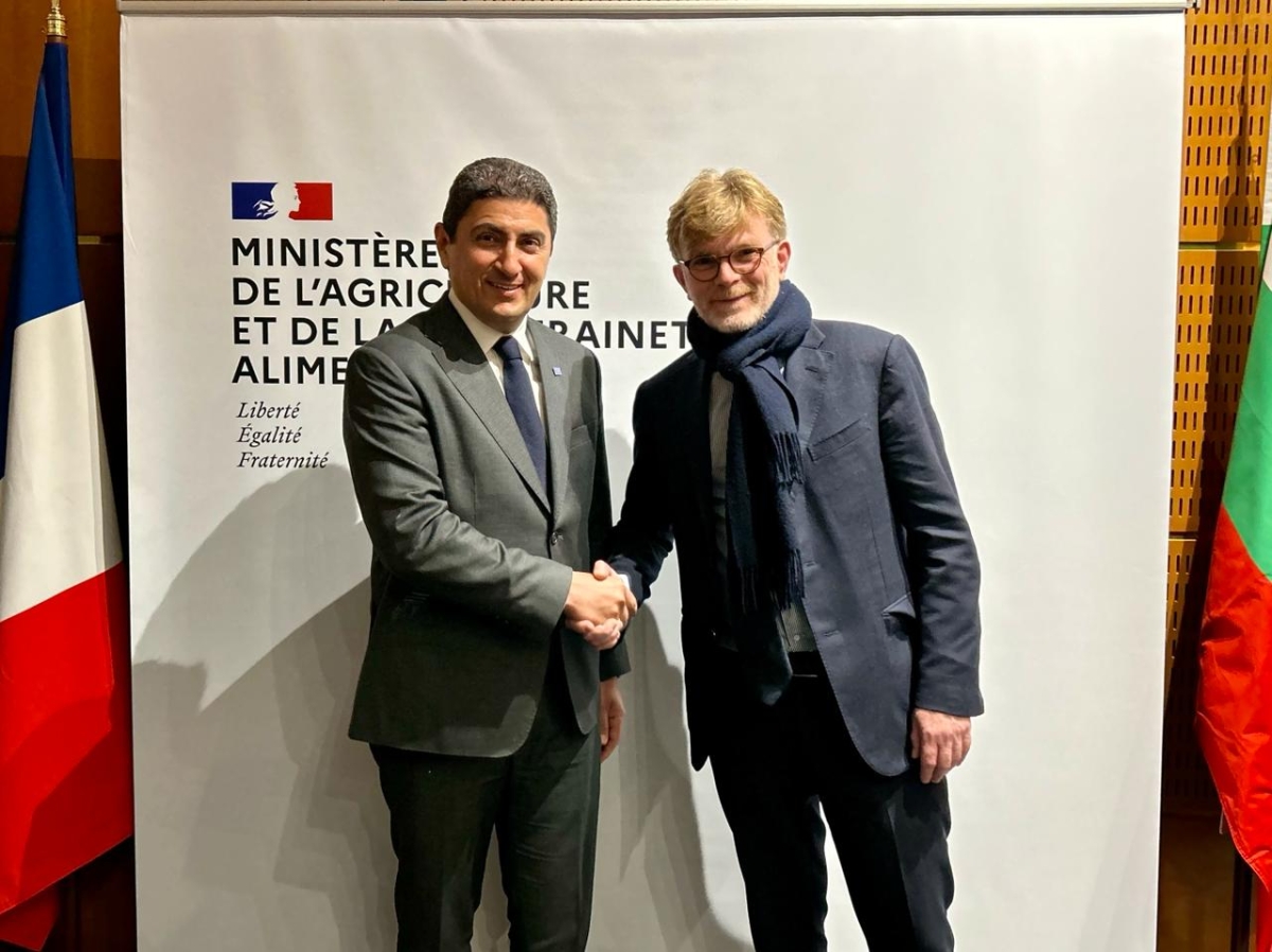 Συνάντηση των ΥπΑΑΤ  Ελλάδας – Γαλλίας Λευτέρη Αυγενάκη - Μarc Fesneau