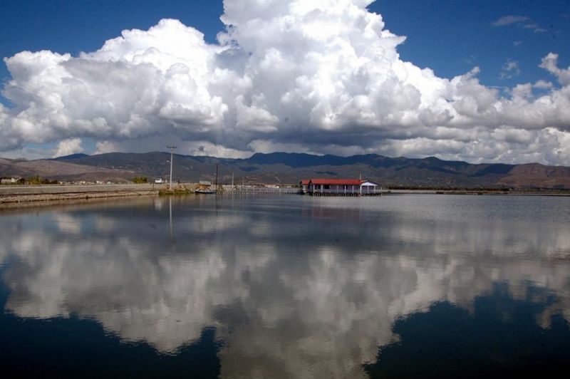 Η Λιμνοθάλασσα του Μεσολογγίου και τα … σύννεφα