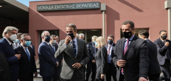 Μητσοτάκης από τα εγκαίνια ΜΕΘ στο «Σωτηρία»: Κρίσιμοι οι επόμενοι μήνες -Προσλήψεις όπου και όποτε χρειαστεί