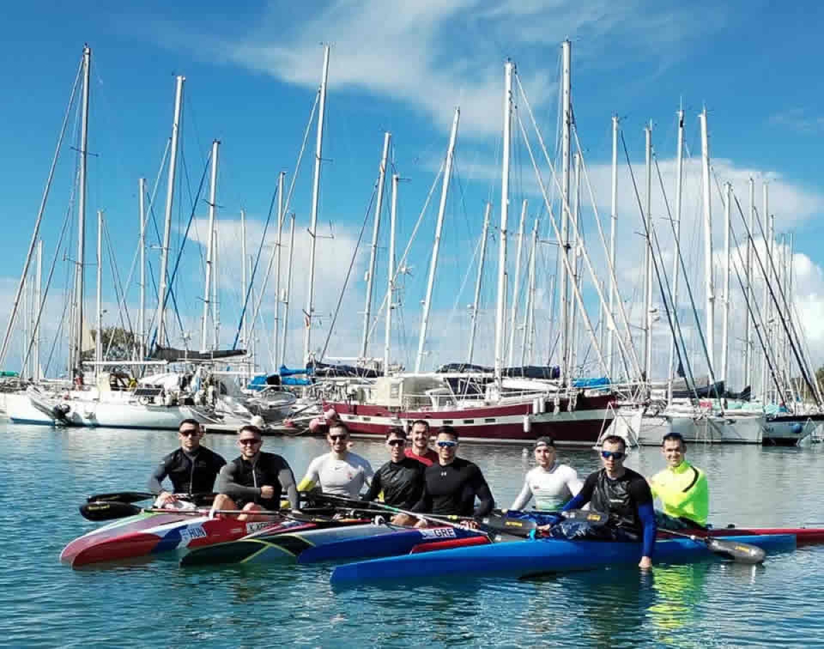 Η λιμνοθάλασσα Μεσολογγίου ως διεθνές προπονητικό κέντρο (εικόνες)