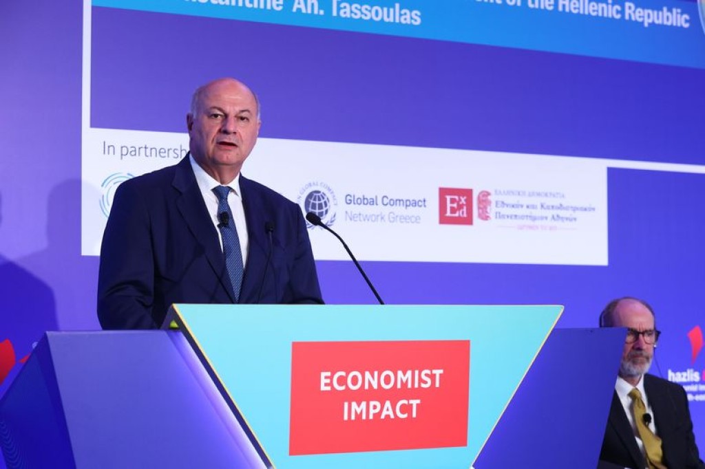 ΥπΑΑΤ, Κώστας Τσιάρας στο Συνέδριο του Economist: «Η βιωσιμότητα στη γεωργία είναι το νέο κοινωνικό συμβόλαιο»