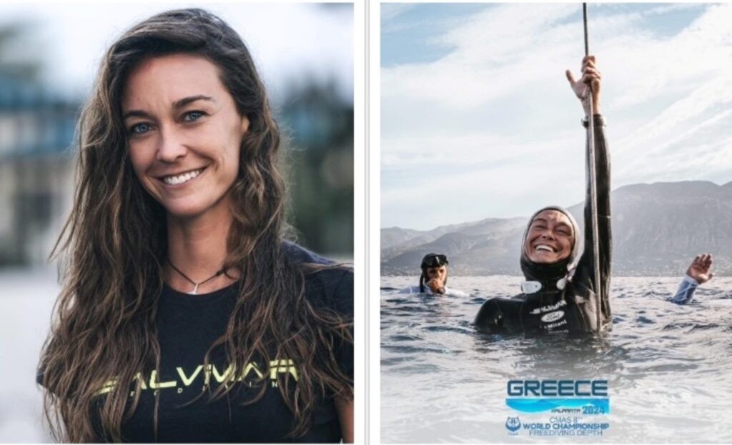 Η κορυφαία Αλέσσια Ζεκίνι έρχεται στον Μύτικα για το παγκόσμιο πρωτάθλημα ελεύθερης κατάδυσης
