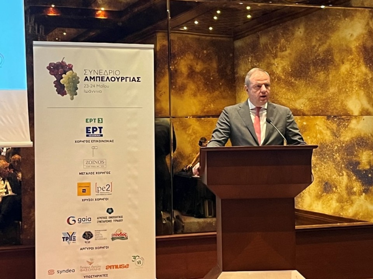 Στο συνέδριο Αμπελουργίας ο ΥφΑΑΤ, Διονύσης Σταμενίτης