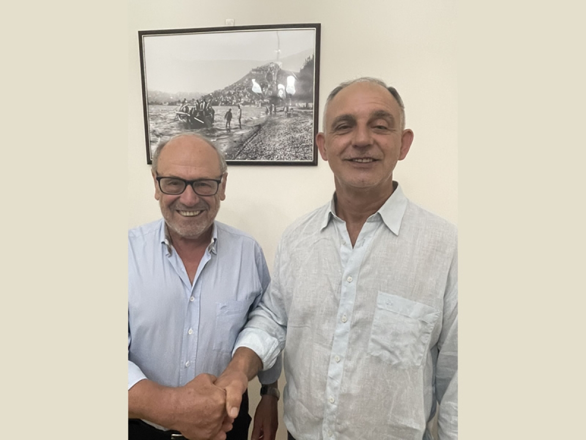 Ο Θύμιος Βλαχογιάννης με τον συνδυασμό Ενωτική Πρωτοβουλία του Τάκη Λουκόπουλου