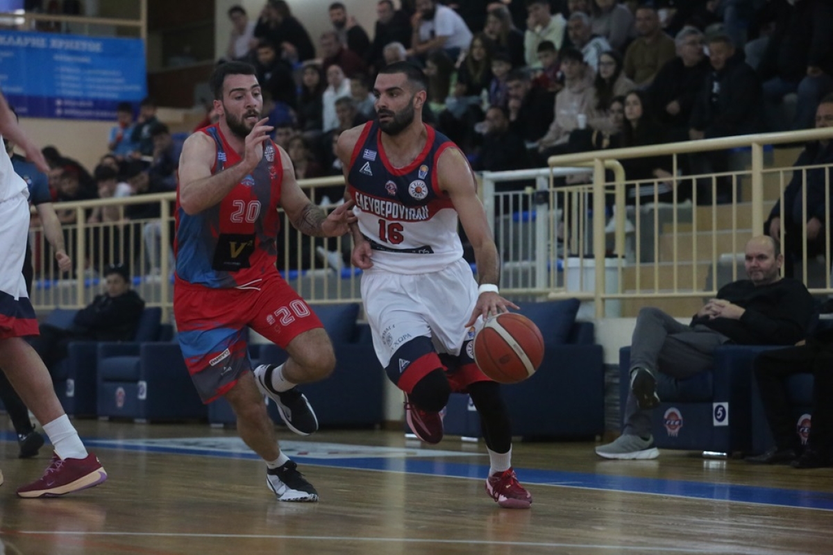 Elite League: Το πάλεψε κόντρα στην Ελευθερούπολη ο Χαρίλαος Τρικούπης