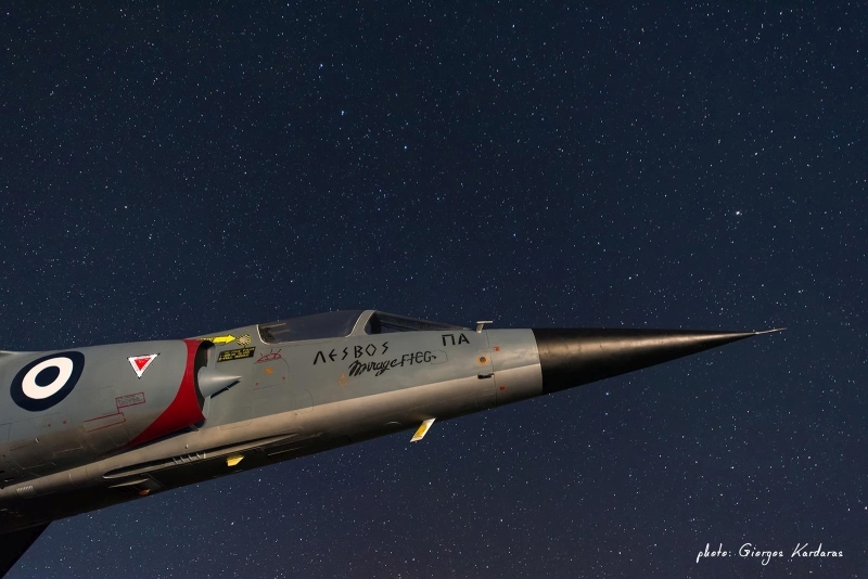 To Αεροσκάφος Mirage στο Θέρμο