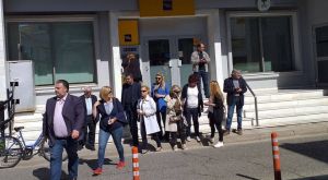 Επισκέψεις του Δημάρχου και επικεφαλής του συνδυασμού «δήμος για τα παιδιά μας» Νίκου Καραπάνου σε επιχειρήσεις της οδού Σπύρου Μουστακλή στην Ιερή Πόλη του Μεσολογγίου