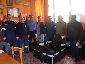 Κλιμάκιο της Λαϊκής Συσπείρωσης και του ΚΚΕ περιόδευσε στην Πυροσβεστική Υπηρεσία Μεσολογγίου.