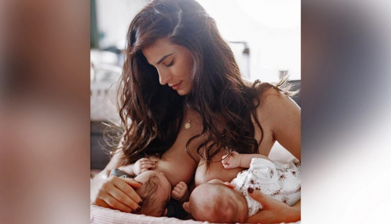 H Χριστίνα Μπόμπα στέλνει μήνυμα υπέρ του θηλασμού