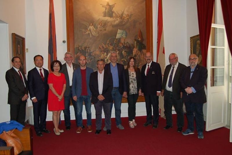 Επίσκεψη στο Μεσολόγγι του προεδρείου της Παγκόσμιας Οργάνωσης Παιδικών Αγώνων