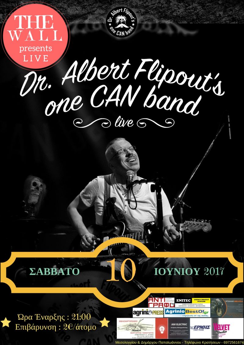 Live o Mickey Pantelous στο "THE WALL" (Σαβ 10/6/2017)