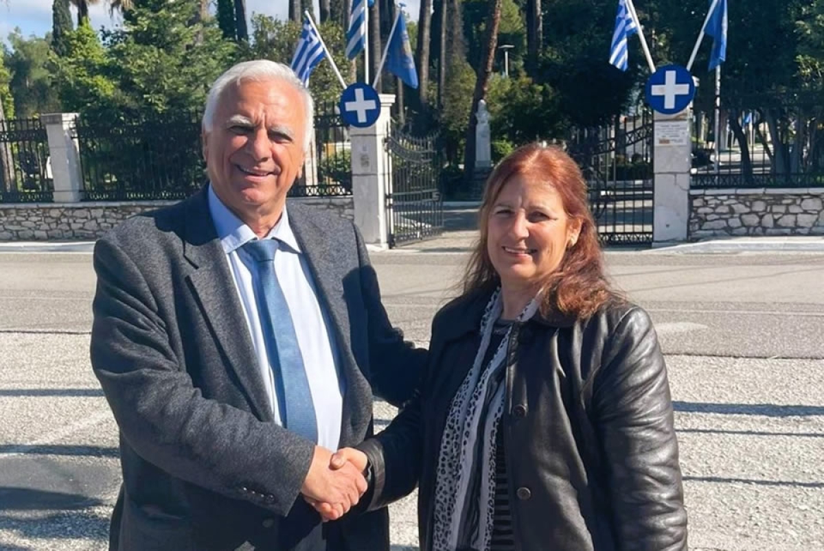 Συμπόρευση Μαρίας Κοντομήτσου  με τον υποψήφιο Δήμαρχο, Θανάση Λύρο