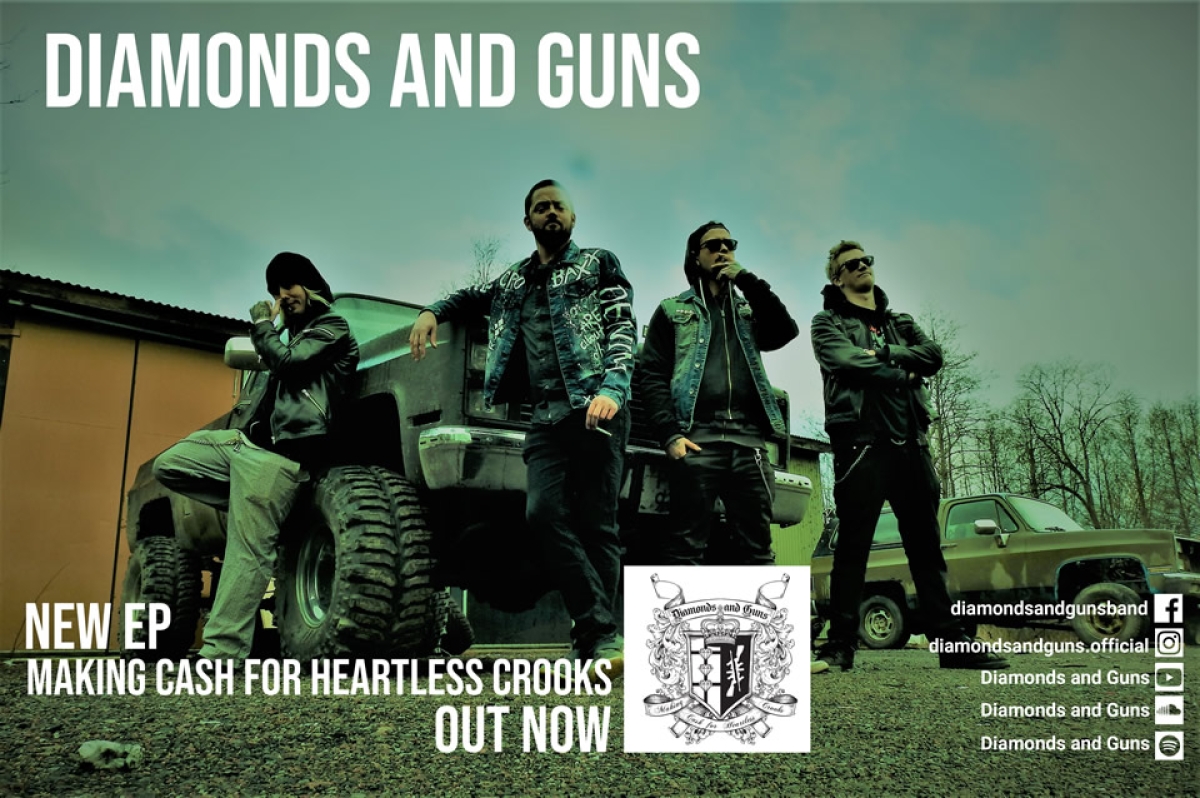 DIAMONDS AND GUNS – νέο EP “Making Cash For Heartless Crooks&quot;