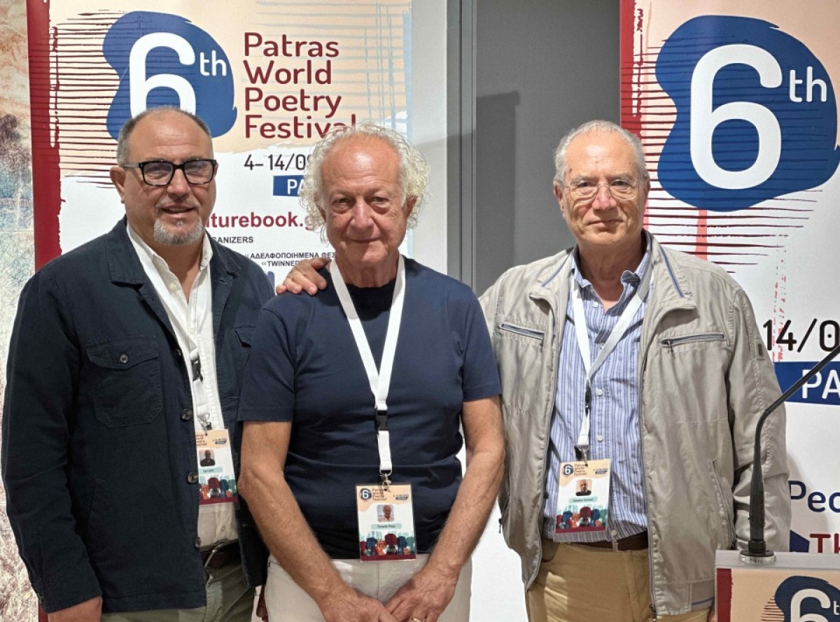 Ο ελληνόφωνος Ιταλός ποιητής, Fernando Pensa, στο 6ο Διεθνές Φεστιβάλ Ποίησης στην Πάτρα.