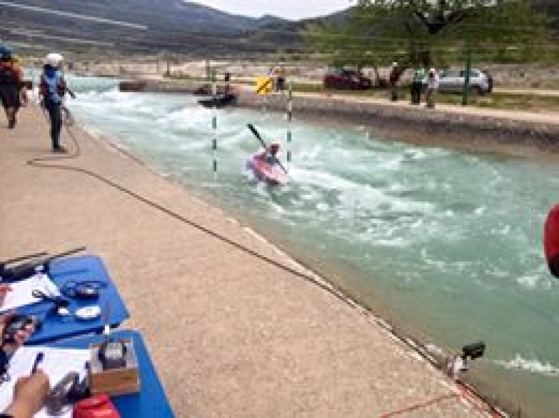 Παρεμβάσεις στην πίστα Κανόε Καγιάκ στον Εύηνο