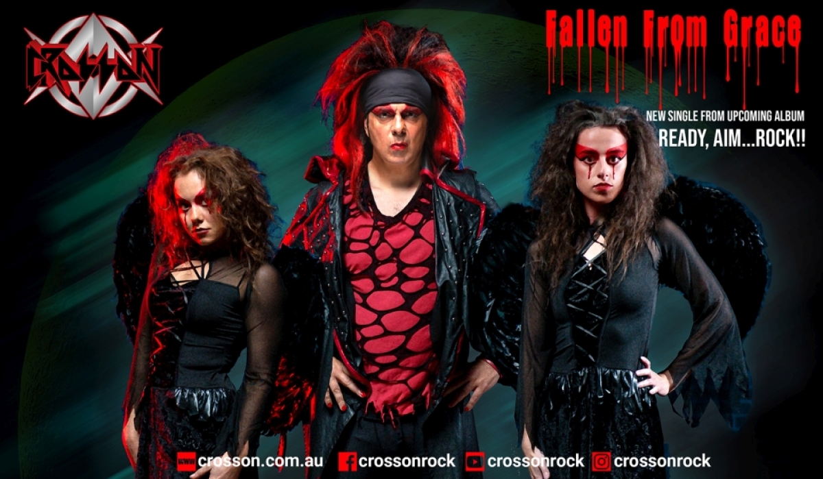 CROSSON – single “Fallen From Grace” από το επερχόμενο άλμπουμ “Ready, Aim… Rock !! “